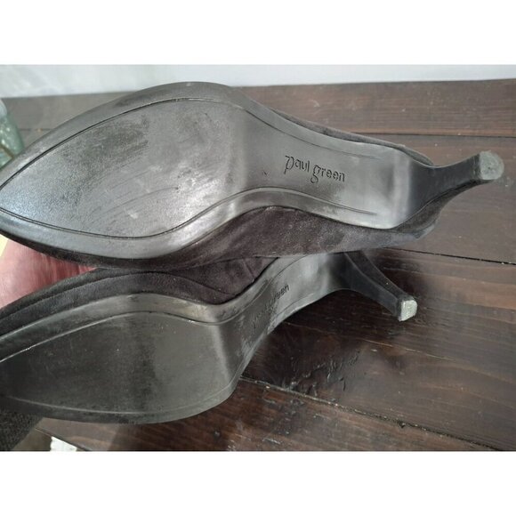 Paul Green Black Suede Pumps/Pre-owned, Size 9 (US) - Picture 7 of 9